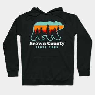 Brown County State Park Camping Bear Nashville Indiana Hoodie